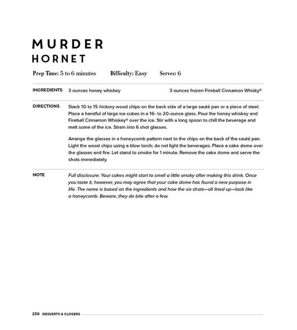Dickey's CookBook Murder Hornet