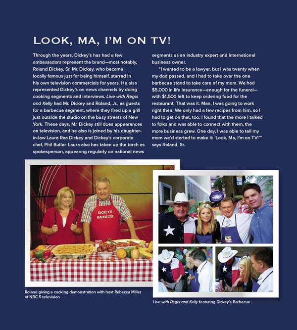 Dickey's CookBook Cooking Demostration