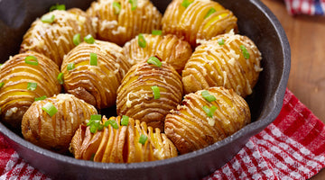 Jalapeño Cheddar Hasselback Potatoes