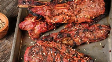 Red Chili And Sesame Grilled Beef Short Ribs